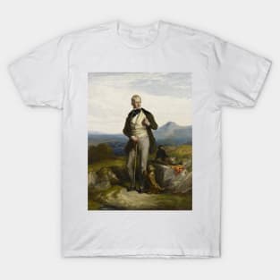 Sir Walter Scott by William Allan T-Shirt